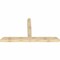 Ekena Millwork Portland Rough Sawn Timber Gable Bracket, Douglas Fir, 96"W x 52"H x 6"D x 6"F, 13/12 Pitch GBW096X52X0606POR00RDF - alternate 5